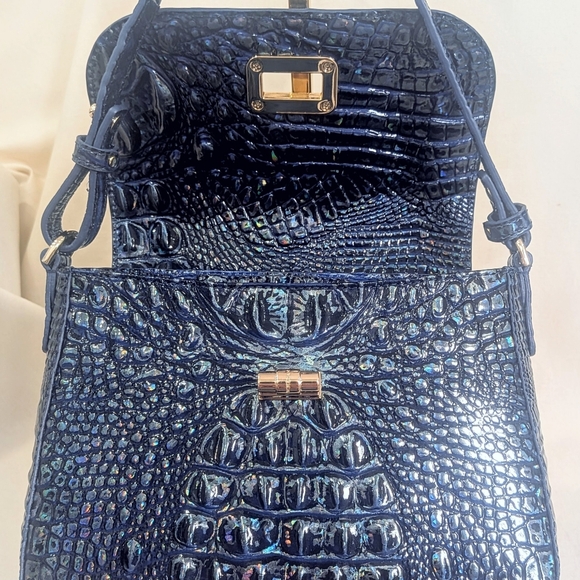 NWOT Brahmin Gianna in Royal Blue - Picture 6 of 12